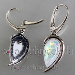 Ohrhänger aus 925 Sterling Silber mit Opal
